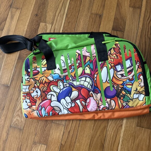 Nickelodeon Sprayground 90 Slime Duffle Pack Crossbody Sling Official Rugrats - Picture 5 of 10